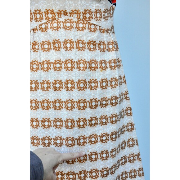 50s 60s MALIHINI Hawaii Maxi Dress - Hawaiian Psychedelic Floral Dress - Tiki XS - Picture 9 of 10